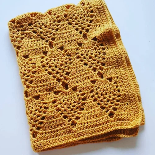 Pineapple baby blanket hotsell